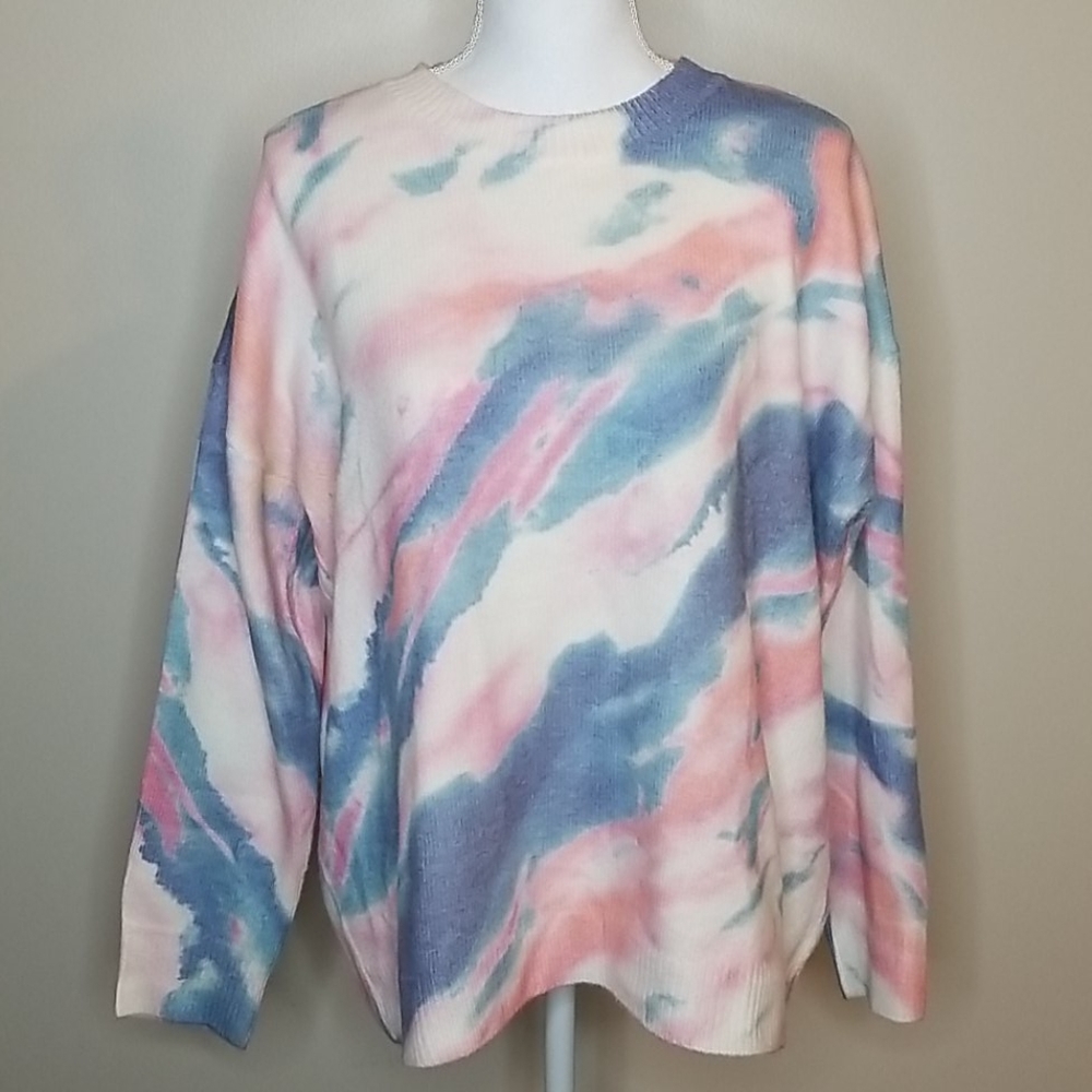 Vici Cotton Candy Tie Dye Sweater